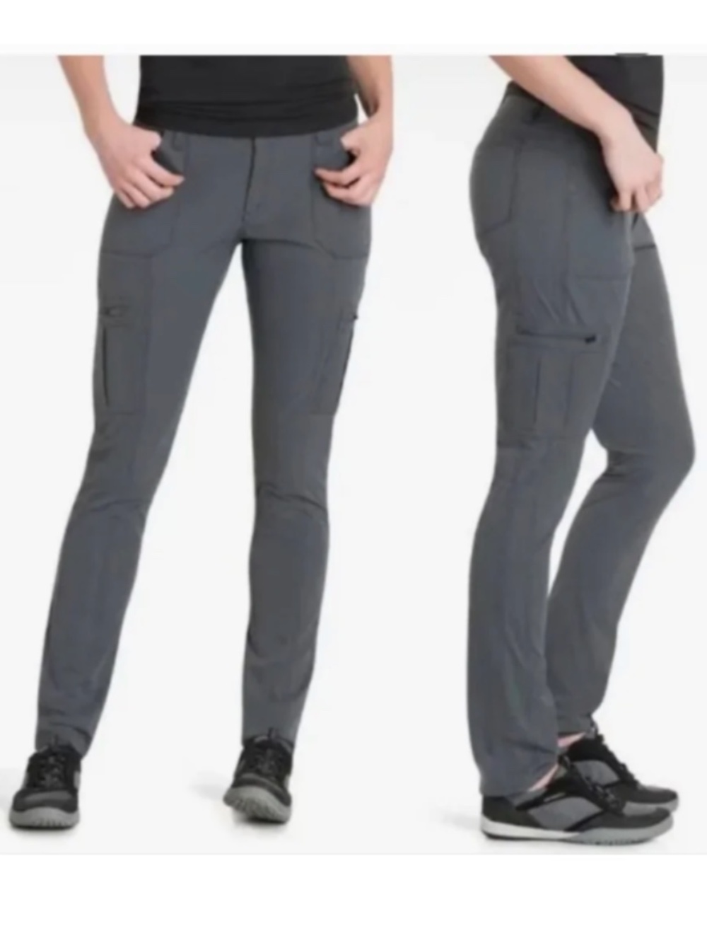 KÜHL Horizn Skinny Cargo Pants Dark Grey Size 10